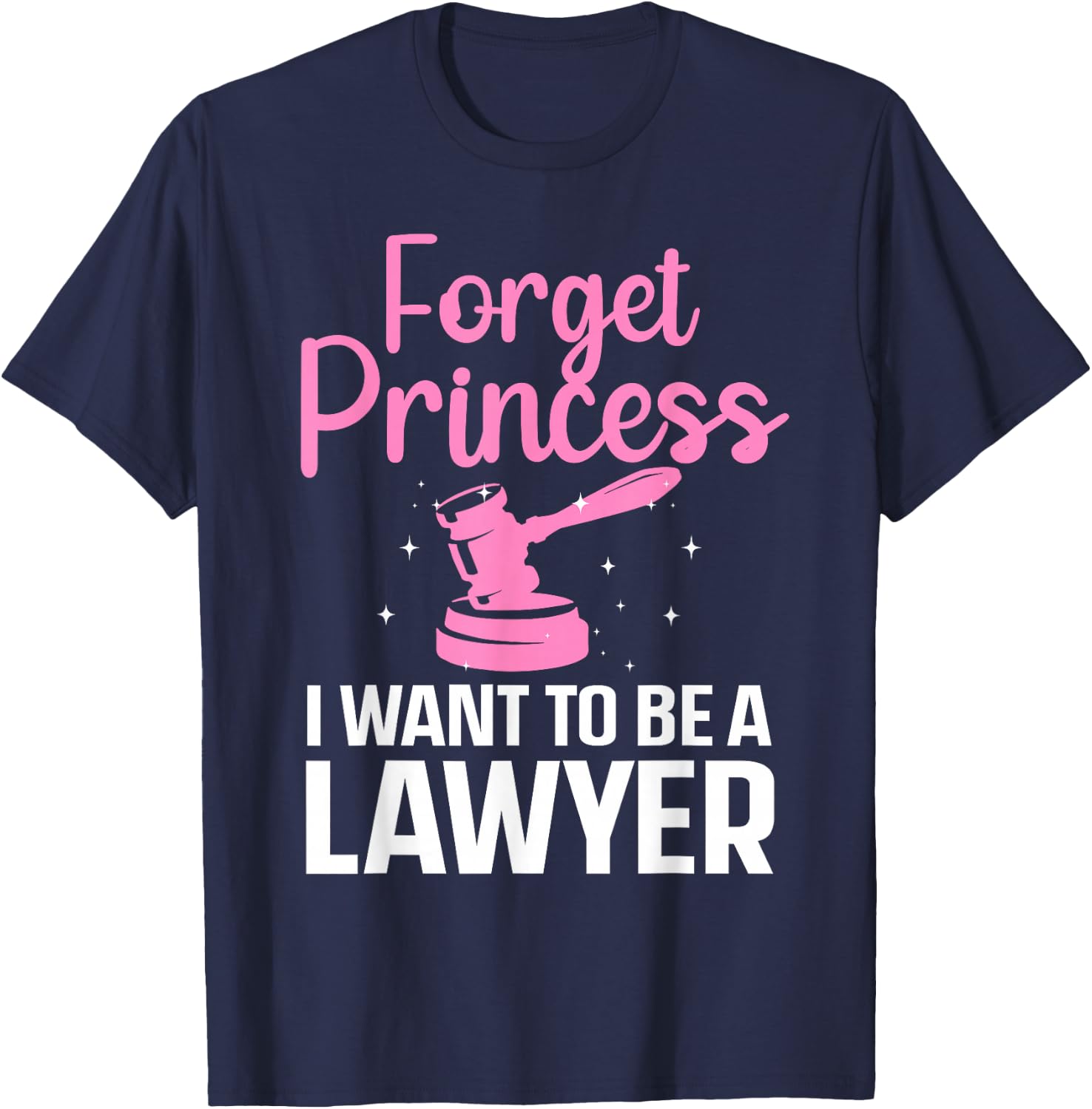 Cute Lawyer Art Women Girls Law School Law Graduate Student T-Shirt - T-Shirt | Navy