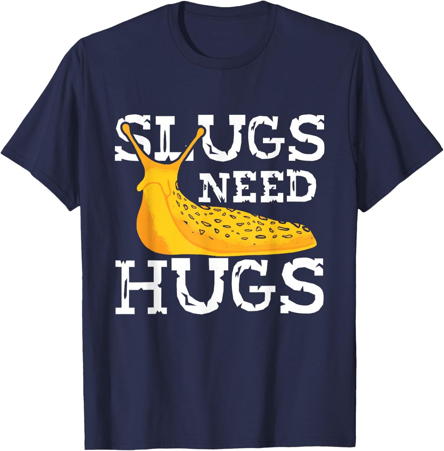 Banana Slug – Slug Species Science Banana Slug Expert T-Shirt - T-Shirt | Navy