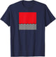 Twin Peaks Red Room Chevron T-Shirt - T-Shirt | Navy