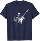 Frankenstein Guitar Player T-Shirt - T-Shirt | Navy