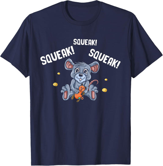 Mouse Gifts For Kids Maus Rodent Ratón Mouse Lovers Gerbil T-Shirt - T-Shirt | Navy