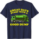 Funny Garbage Truck Design Kids Men Women Dump Trash Trucks T-Shirt - T-Shirt | Navy