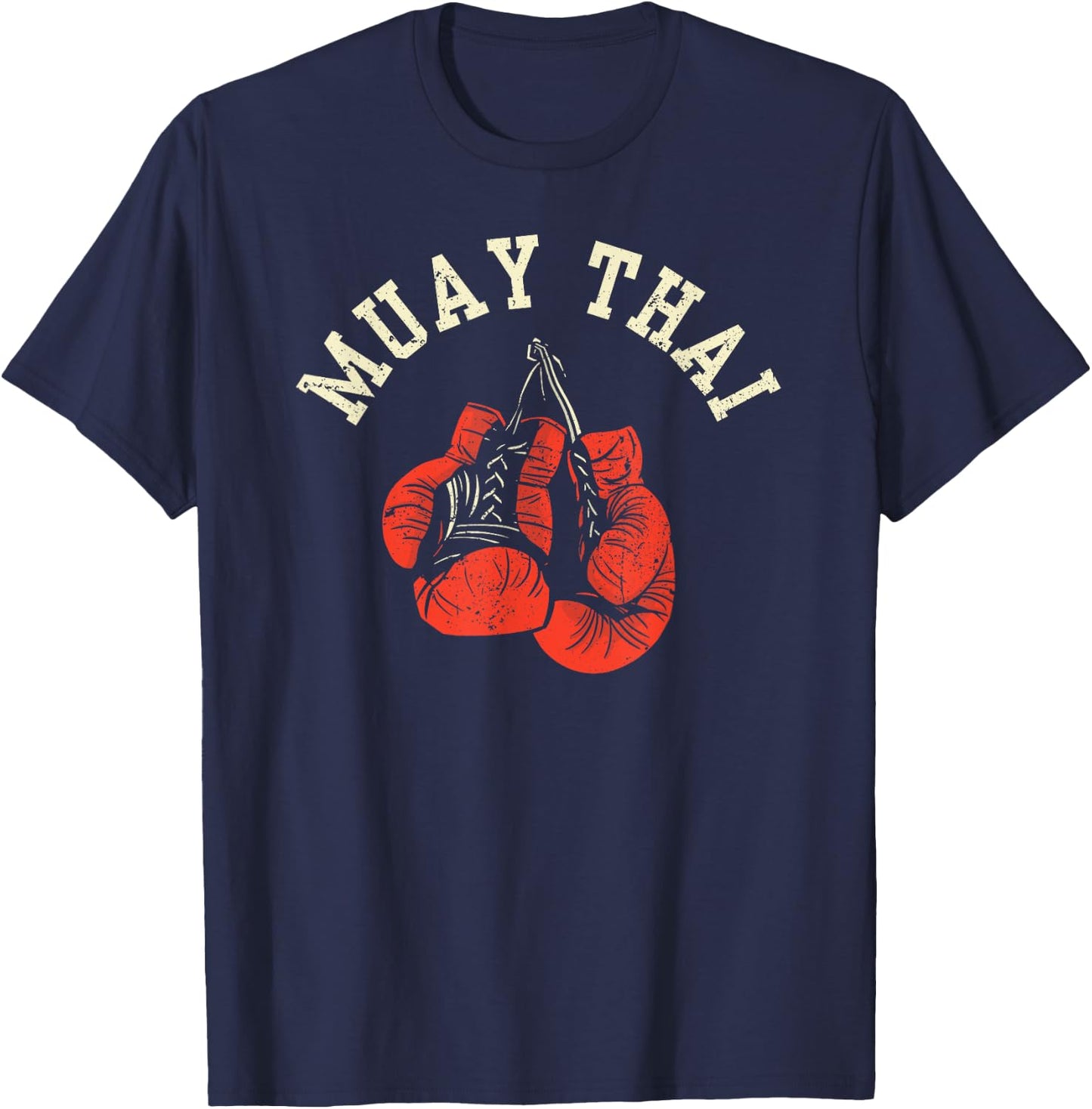 Muay Thai Hobby Boxing Fighter Martial Arts T-Shirt - T-Shirt | Navy