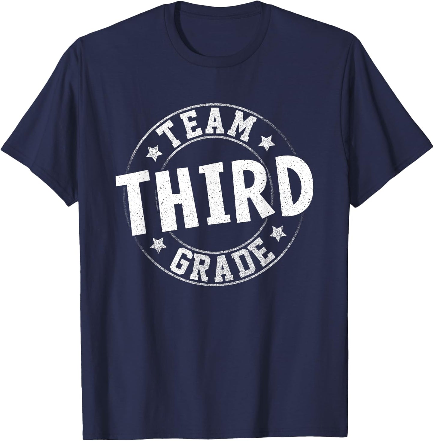 Team Third Grade Teacher Student Back To School 3rd Grade T-Shirt - T-Shirt | Navy