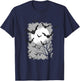Spooky Bats | Seasonal Halloween Dark Goth Costume T-Shirt - T-Shirt | Navy