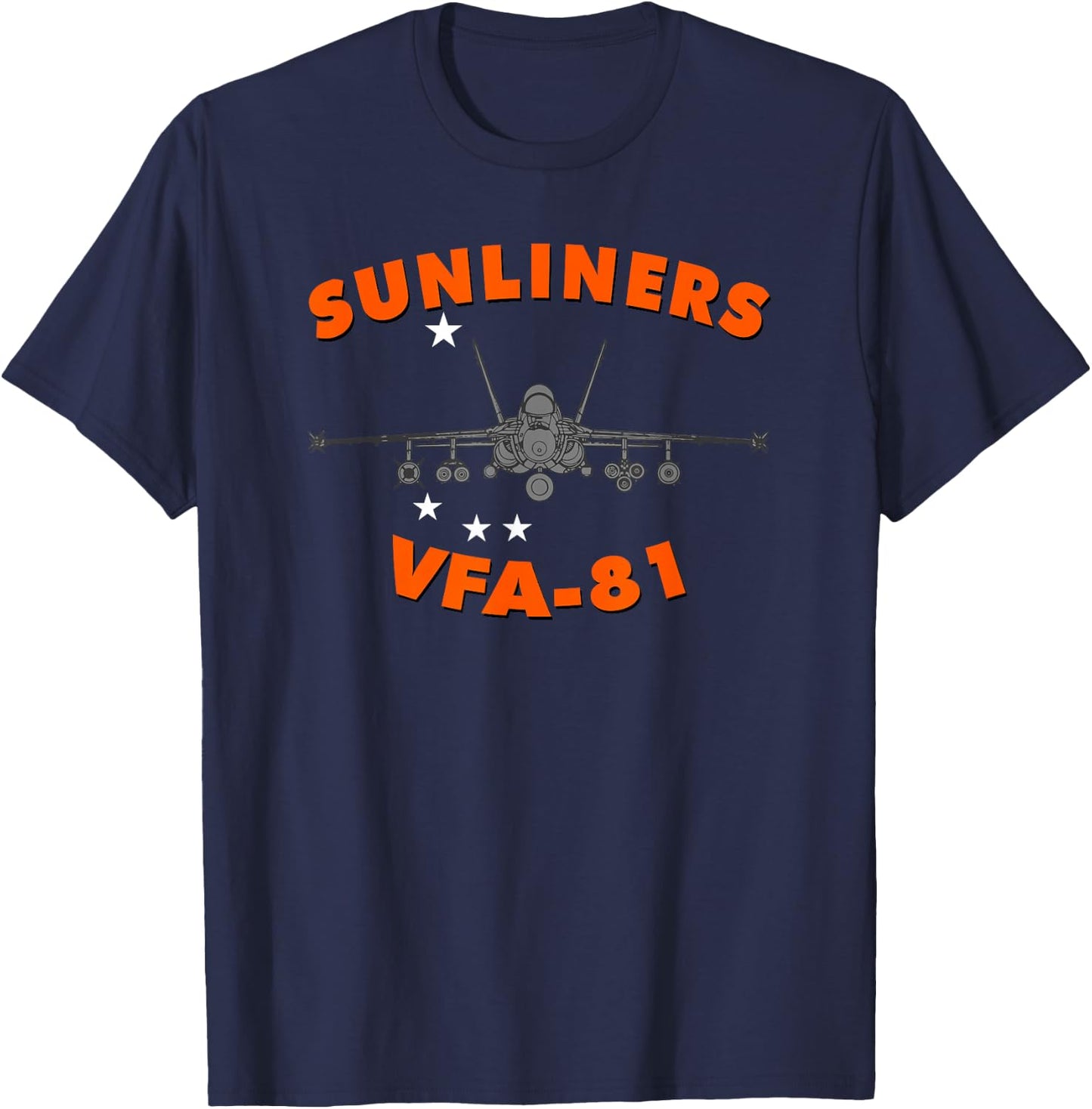 VFA-81 Sunliners Strike Fighter Squadron F-18 T-Shirt - T-Shirt | Navy