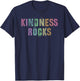 Vintage KINDNESS ROCKS Back To School Teacher Be KIND Squad Men Women Kids T-Shirt - T-Shirt | Navy