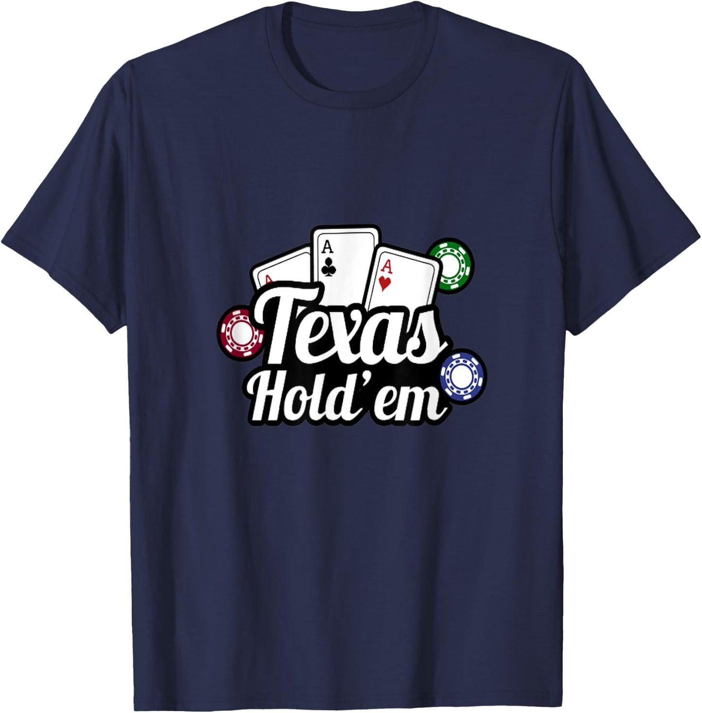 Texas hold'em poker T-Shirt - T-Shirt | Navy