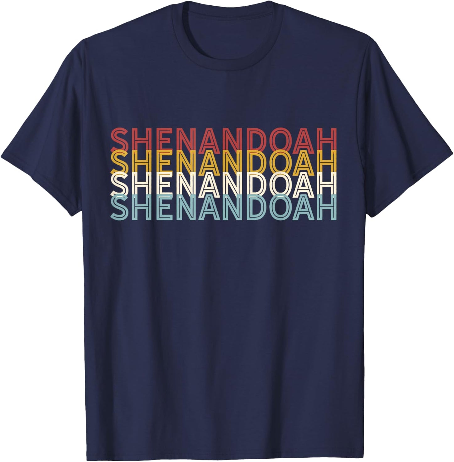 70's USA - Retro Vintage Shenandoah National Park T-Shirt - T-Shirt | Navy
