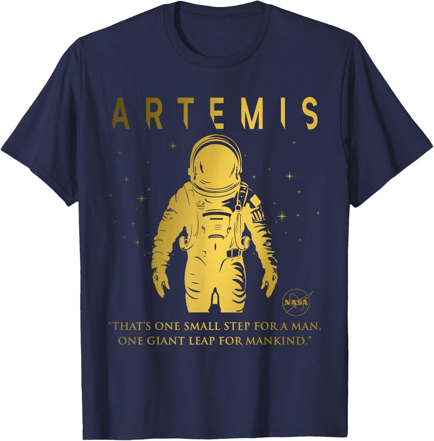 NASA Artemis Mission Astronaut T-Shirt - T-Shirt | Navy
