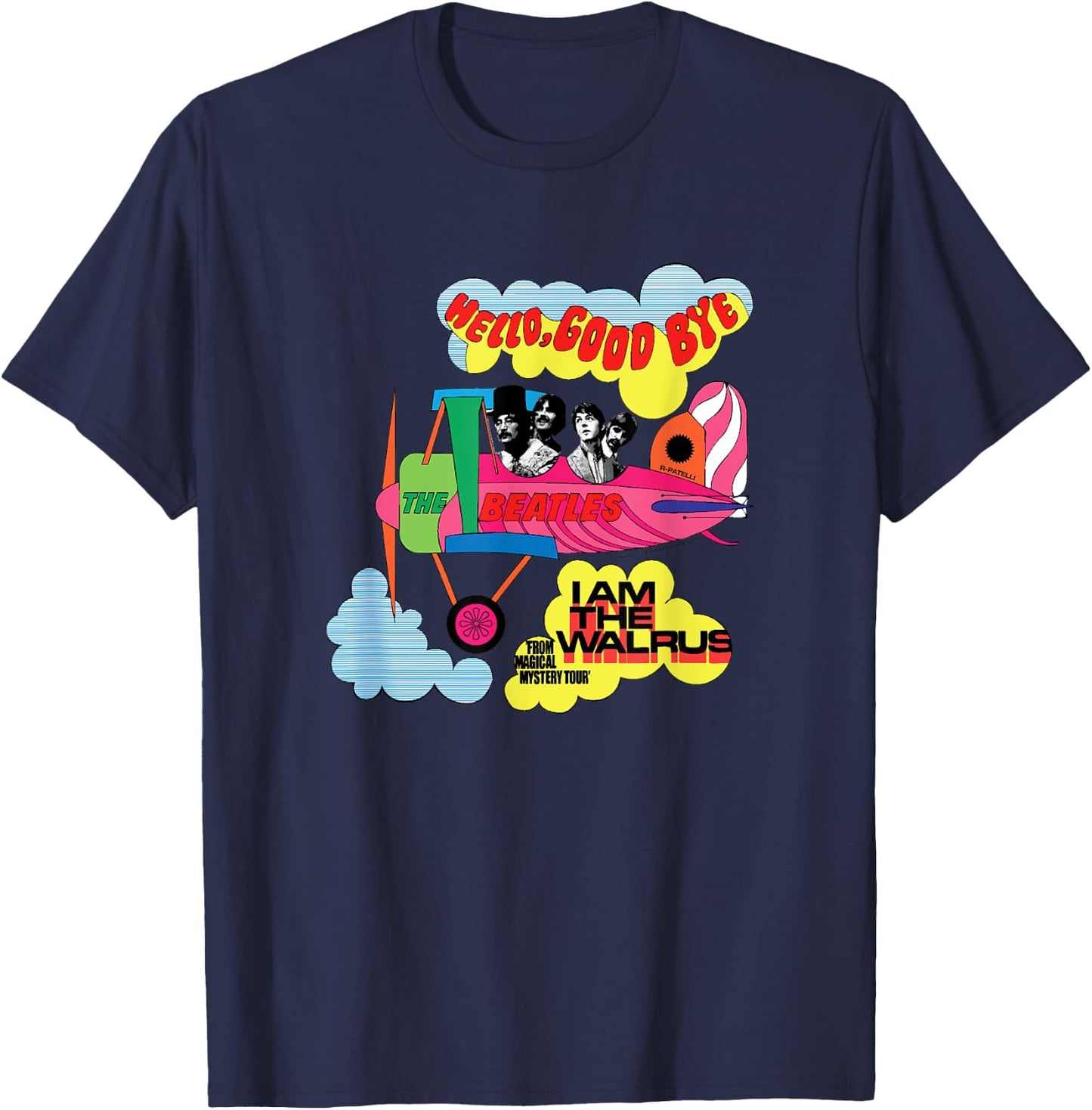 The Beatles - Hello Goodbye The Walrus T-Shirt - T-Shirt | Navy