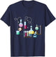 Test Tube Chemistry Laboratory Funny Gift T-Shirt - T-Shirt | Navy