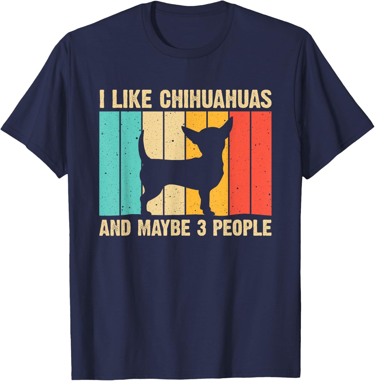Cute Chihuahua Design Kids Men Pet Puppy Lovers T-Shirt - T-Shirt | Navy