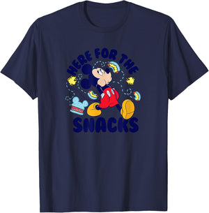 Mickey - Here for The Snacks T-Shirt - T-Shirt | Navy