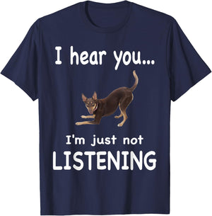 Kelpie Dog - Kelpie Men Women T-Shirt - T-Shirt | Navy