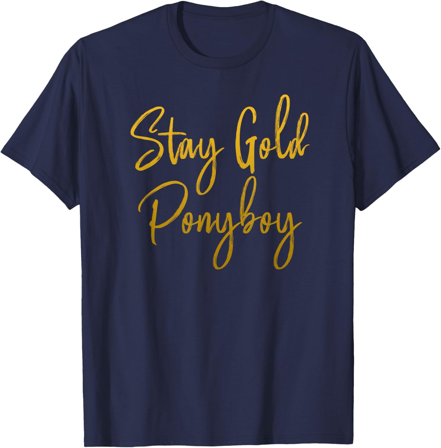 Stay Gold Ponyboy T-Shirt - T-Shirt | Navy