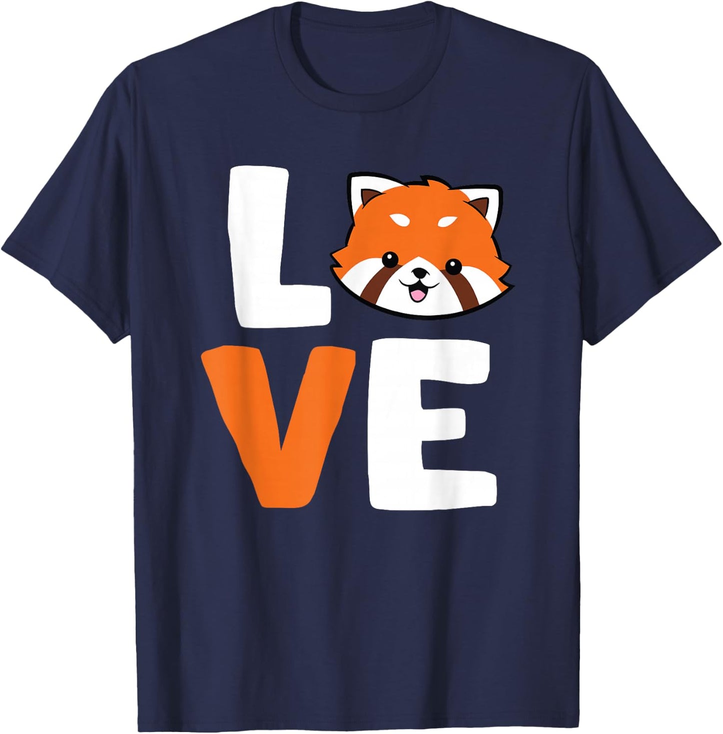 Red Panda Love Animal Red Panda Lover T-Shirt - T-Shirt | Navy