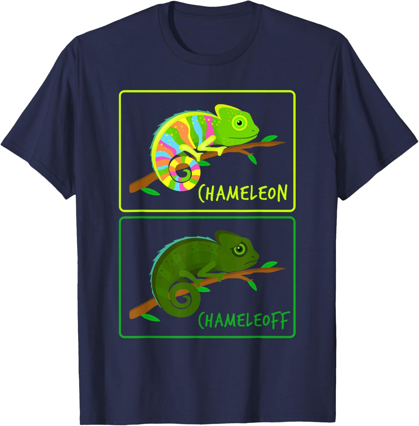 Chameleon Chameleoff T-Shirt - T-Shirt | Navy