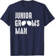 Junior Groomsman Cool Shades Funny Wedding Gift T-Shirt - T-Shirt | Navy