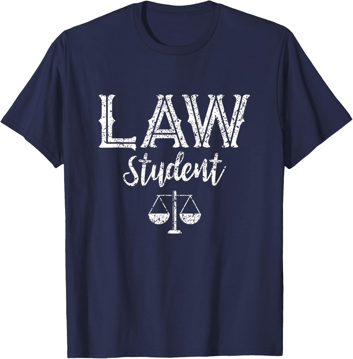 Law Student Lawyer Law Firm Lawyers Advocate Attorney T-Shirt - T-Shirt | Navy