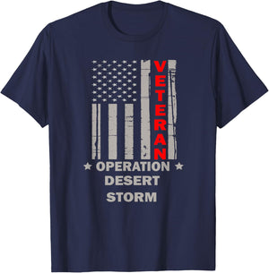 Operation Desert Storm Veteran T-Shirt - T-Shirt | Navy