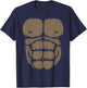 Gorilla Chest Belly Boy Men Monkey Costume Kids Fancy Dress T-Shirt - T-Shirt | Navy