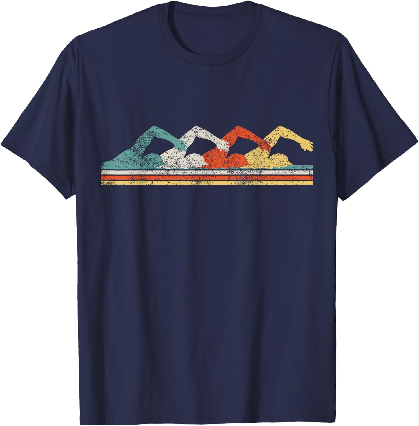Swimming Swimmer T-Shirt - T-Shirt | Navy