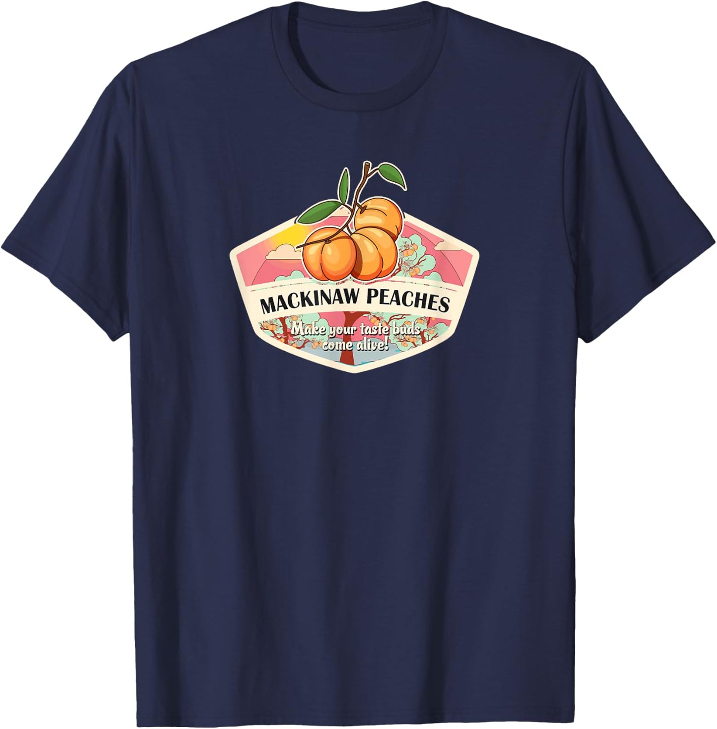 Mackinaw Peaches T-Shirt - T-Shirt | Navy