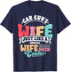 Funny Car Guy's Wife Definition Car Enthusiasts Racer Gift T-Shirt - T-Shirt | Navy