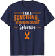 Functional Neurological Disorder Warrior Awareness Ribbon T-Shirt - T-Shirt | Navy