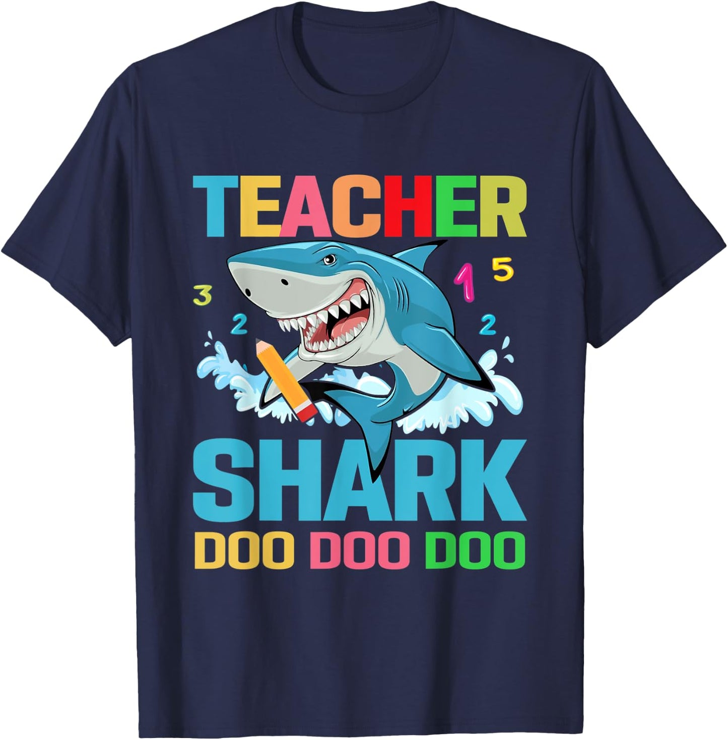 Teacher Shark T-Shirt - T-Shirt | Navy