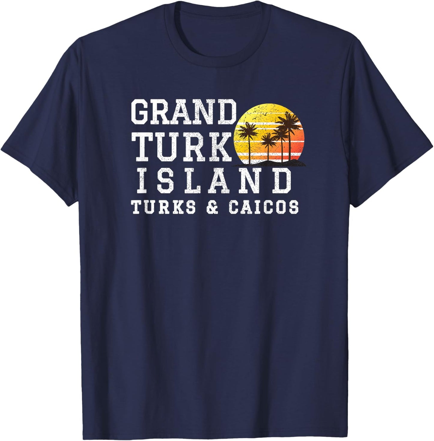 Grand Turk Island Turks and Caicos Matching Family Vacation T-Shirt - T-Shirt | Navy