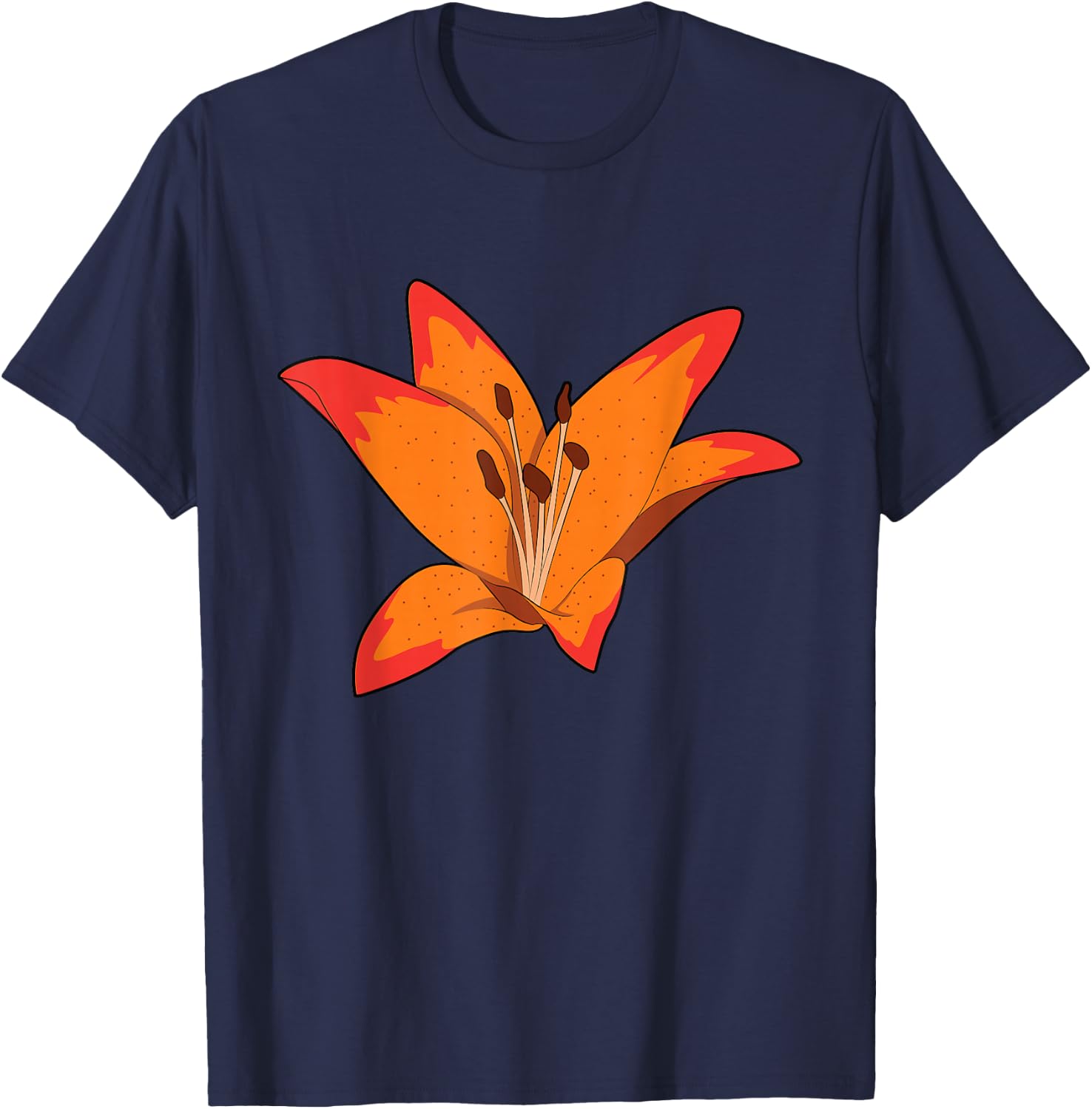 Tiger Lily T-Shirt - T-Shirt | Navy