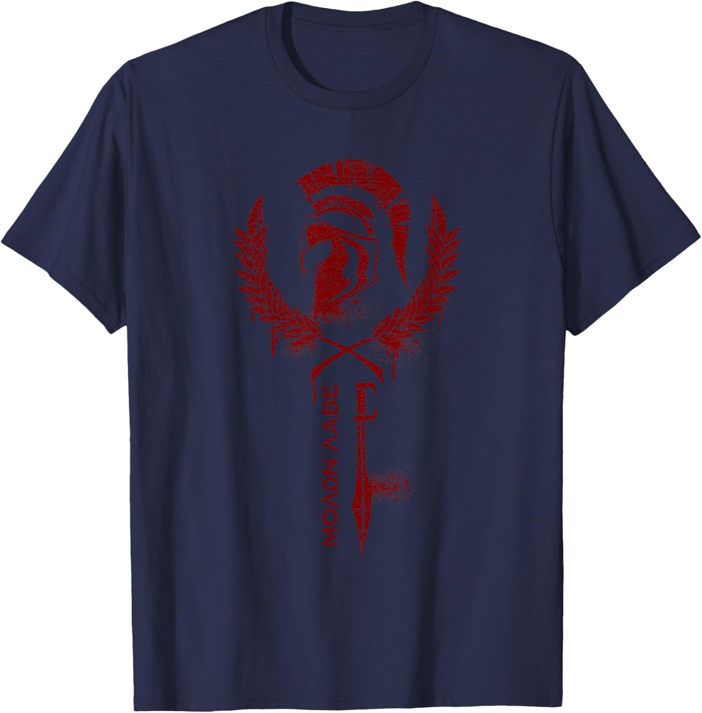 Sparta Warrior Fitness - Molon Labe T-Shirt - T-Shirt | Navy