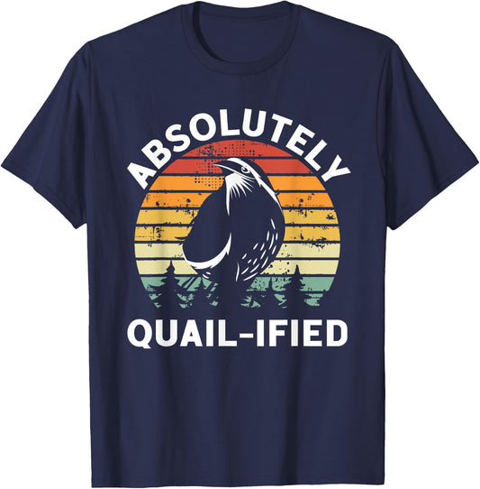 Quail Breeding – Quail Breeder Bird Pun Lover Quail Fanatic T-Shirt - T-Shirt | Navy