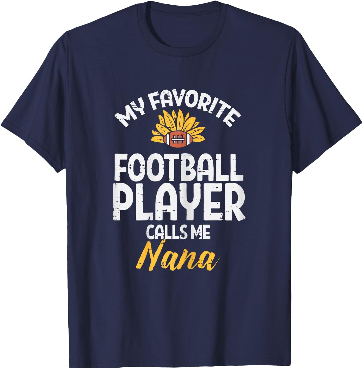 Favorite American Football Player Nana Grandma Mimi Women T-Shirt - T-Shirt | Navy