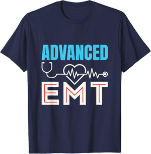 Advanced EMT Emergency Medical Technician Paramedic T-Shirt - T-Shirt | Navy