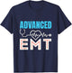 Advanced EMT Emergency Medical Technician Paramedic T-Shirt - T-Shirt | Navy
