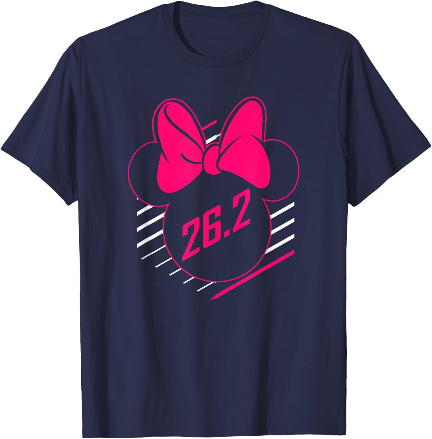 Disney Mickey And Friends Minnie Mouse 26.2 Marathon Runner T-Shirt - T-Shirt | Navy