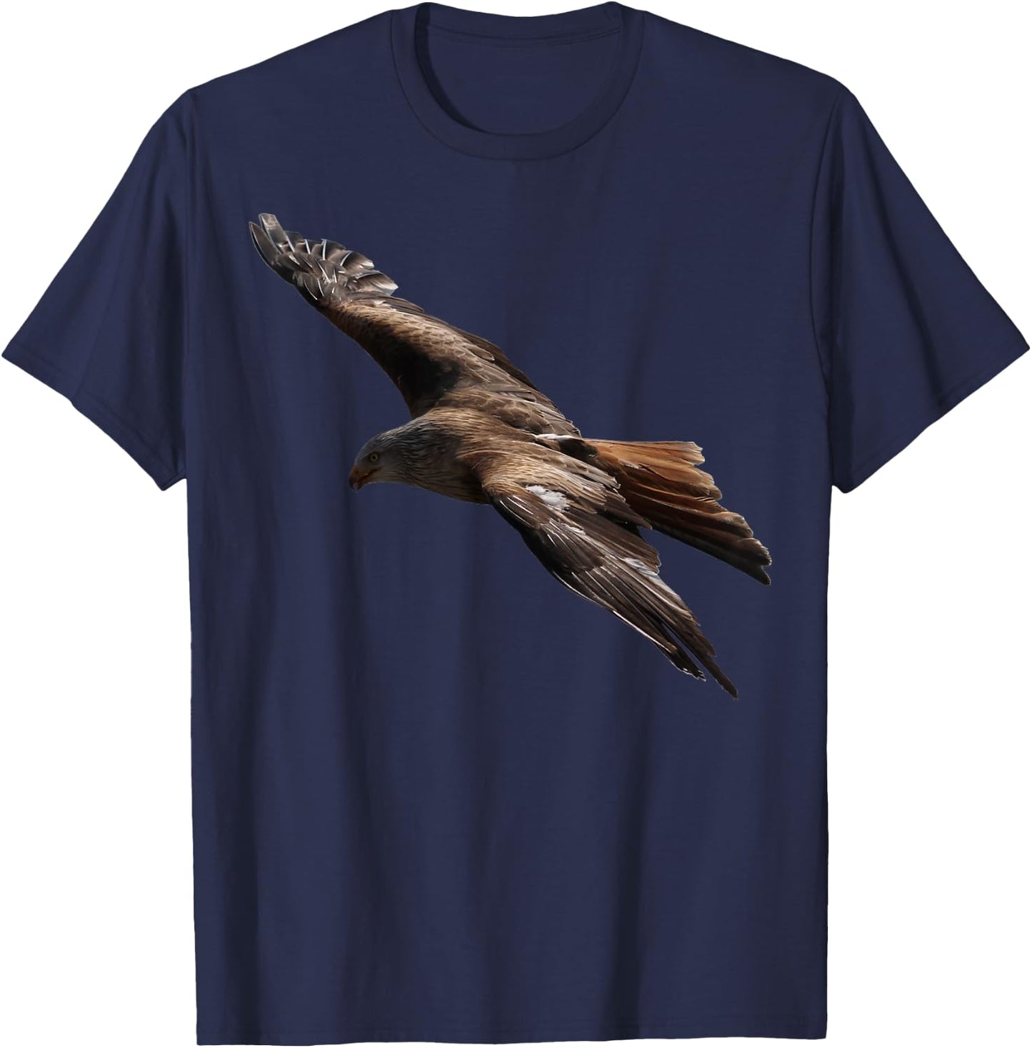 Golden Eagle Flight Birding Raptor Photo Bird Lover T-Shirt - T-Shirt | Navy
