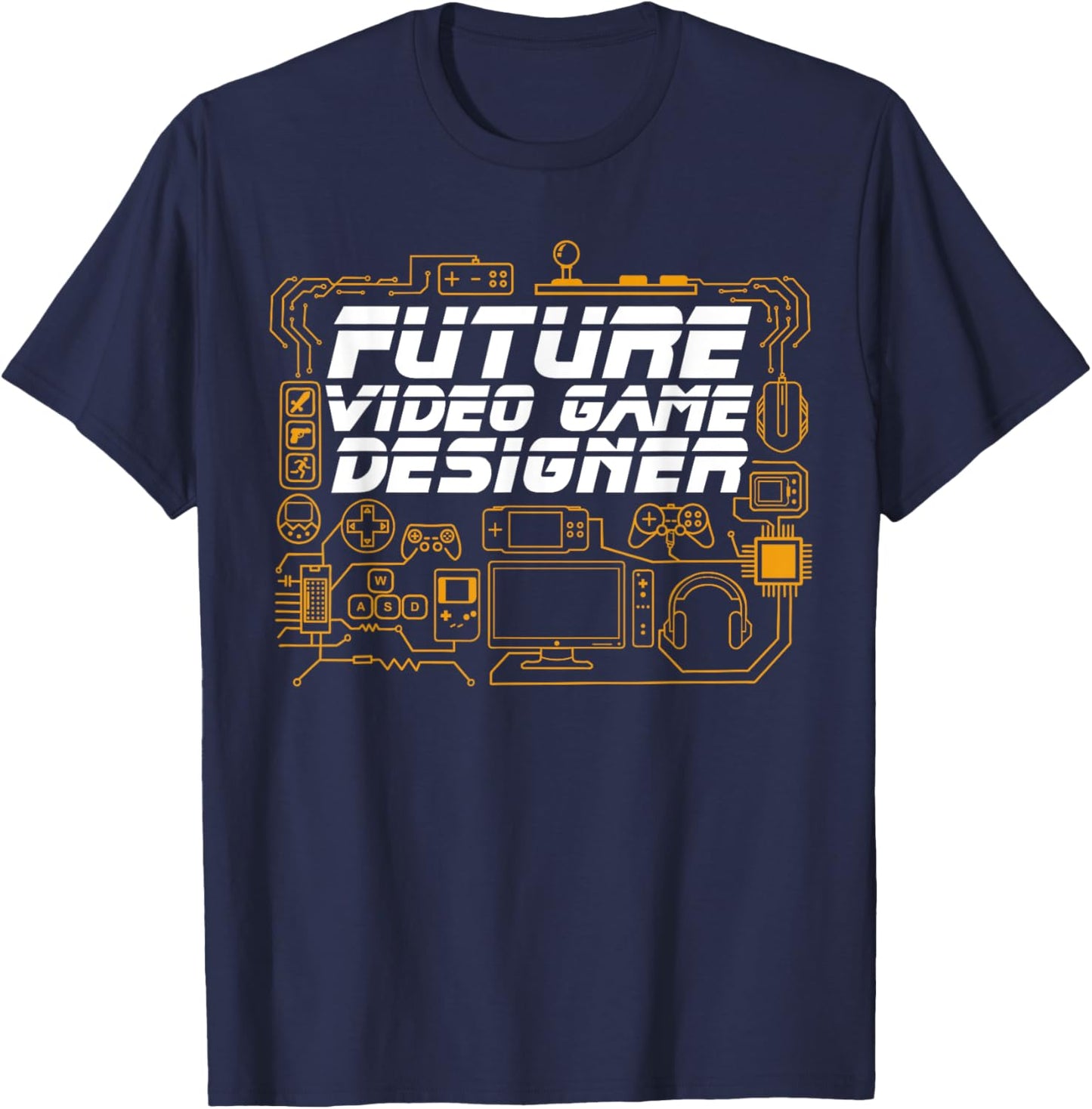 Future Video Game Designer Programmer Coding Gamer Gift T-Shirt - T-Shirt | Navy