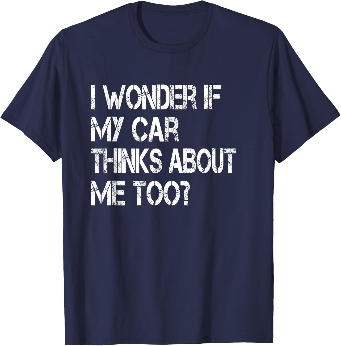 Funny Car Guy Mechanic Fathers Day Car Parts Racing Dad T-Shirt - T-Shirt | Navy