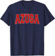 AZUSA CA CALIFORNIA Varsity Style USA Vintage Sports T-Shirt - T-Shirt | Navy