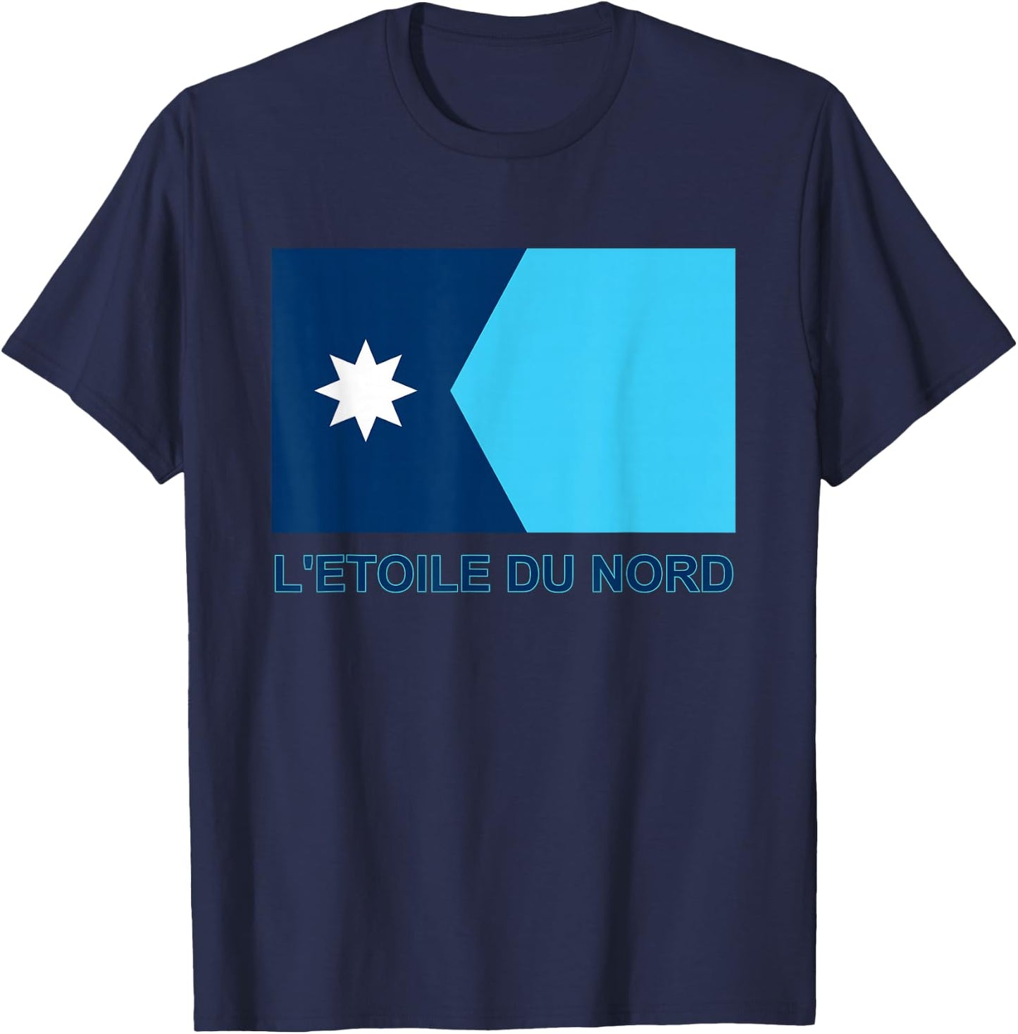 New Minnesota State Flag MN Star of the North 2024 T-Shirt - T-Shirt | Navy
