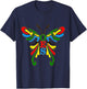 OES Butterfly Color of the Eastern Star Christmas T-Shirt - T-Shirt | Navy