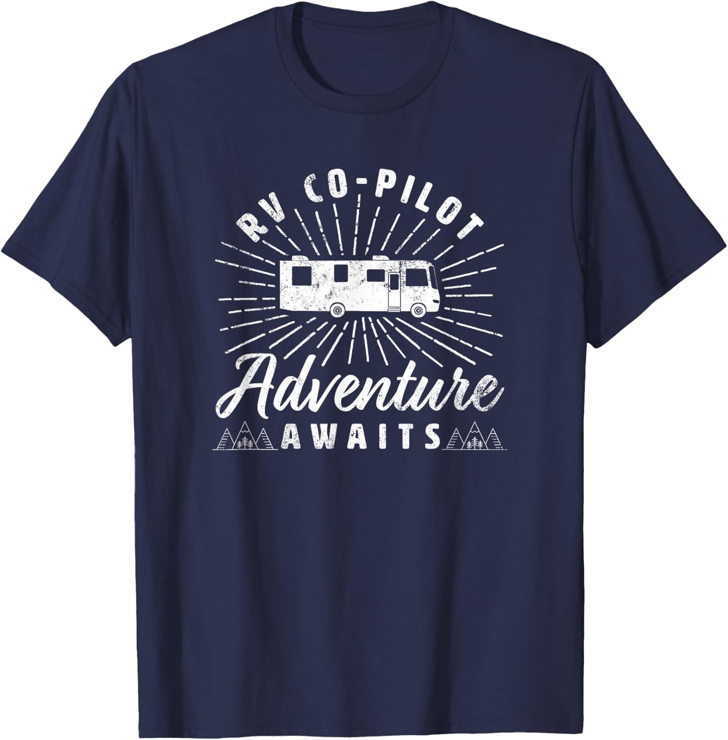 RV Co-Pilot Funny Motorhome RV Travel Women T-Shirt - T-Shirt | Navy