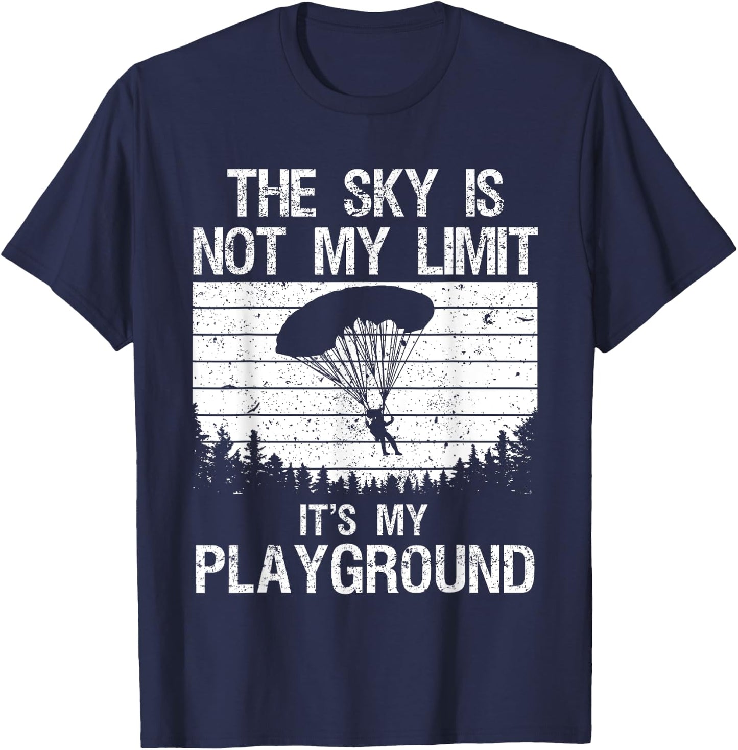 Funny Skydiving Art Women Skydive Lover Skydiver T-Shirt - T-Shirt | Navy