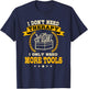 Tool Lover Saying Funny For Handyman Mechanic Men T-Shirt - T-Shirt | Navy
