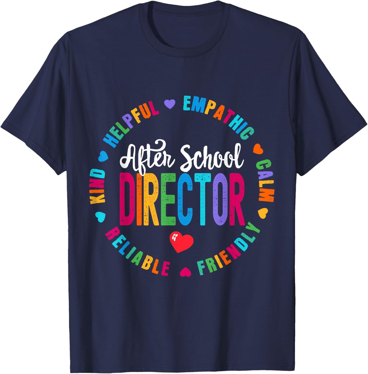 After School Director Appreciation Week Back To School T-Shirt - T-Shirt | Navy