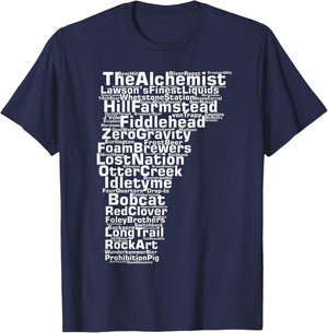 Vermont Breweries T-Shirt - T-Shirt | Navy